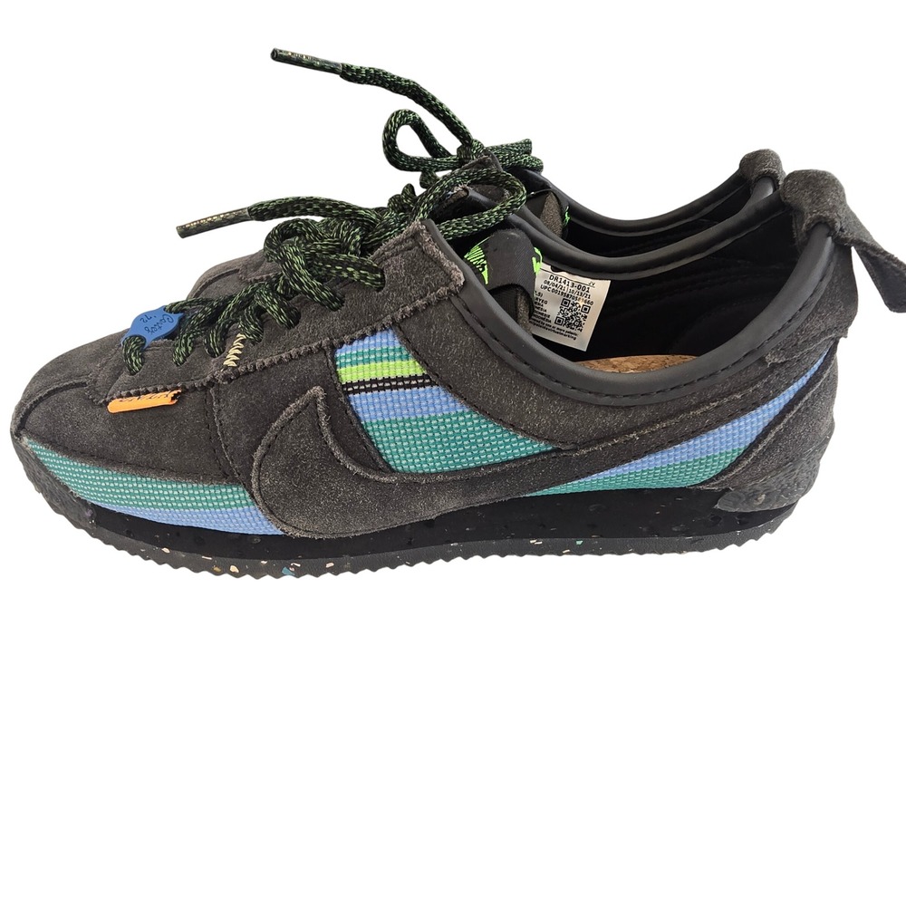 🆕️ NWOT - Nike Union LA Cortez SP‎ Off Noir Blue Green Suede Sneakers Women's 7